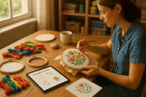 Curso básico de bordado creativo